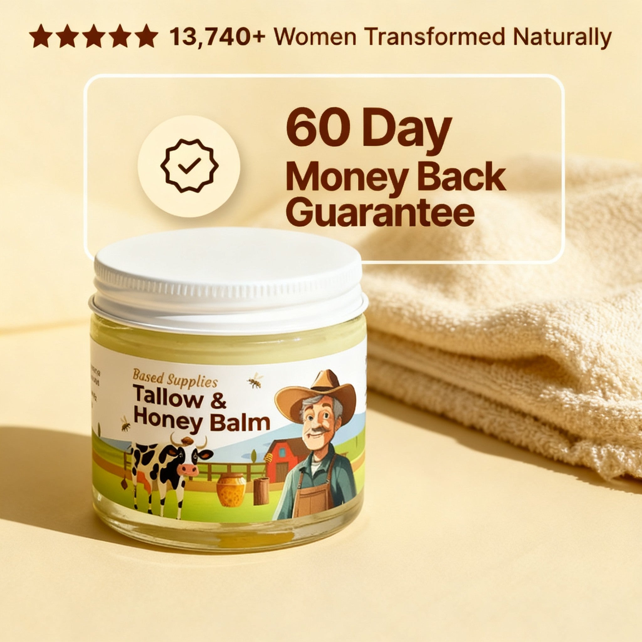 GoldenRoot™ Tallow & Honey Balm