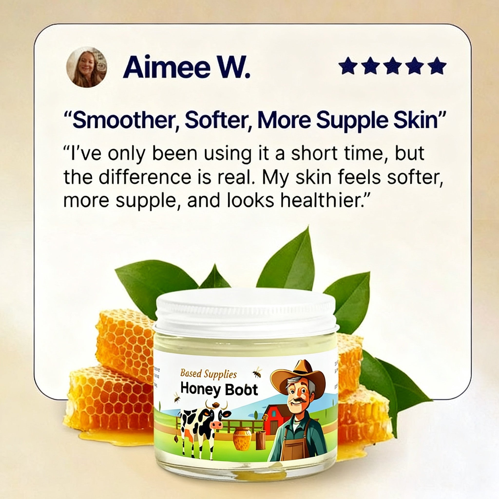 GoldenRoot™ Tallow & Honey Balm
